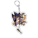 momogut genshin project impact acrylic keychains top tier anime merch per lo zaino e la decorazione delle chiavi