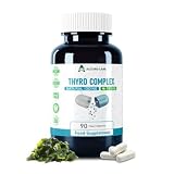 Alzuro Labs Thyro Complex | 90 Capsule Vegane | Iodio, Selenio, Zinco e L-Tirosina | Scorta 3 Mesi | GMP & Testato da Laboratorio Indipendente
