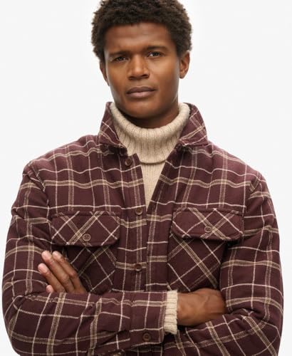 Surchemises Superdry Surplus Check Overshirt EU - vue 5