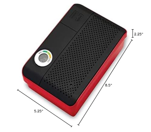 Hornady Rechargeable Dehumidifier 95900 - Portable Moisture Absorbers with Silica Gel to Prevent Moisture Damage for Gun Safe Accessories, Firearms, & More in Gun Safes & Cabinets, Closets, & Pantries