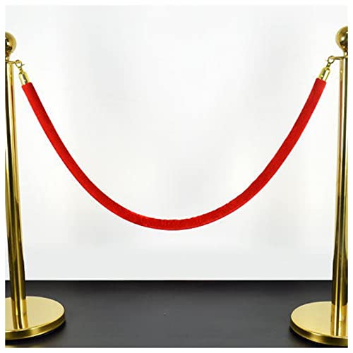 Corde de barrière anti-panique en velours pour canaliser la foule en salle VIP