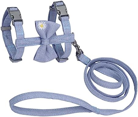 3pcs Cat Leash Collar Kitten Bowtie Leash Kitten Harness Vest Puppy Collar Leash for Puppy Cat Jogging Harness Cat Vest Tank Top Cat Bowtie Leash Polyester Chain Ring Pet