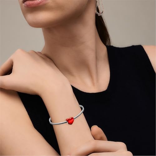 Image of Mom Family Charms Bead for Bracelets and Necklaces Jewelry Charm for Women Valentine Mother's Day
