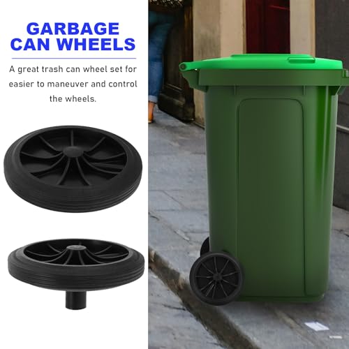 Roues pour poubelle légères et pratiques lot de 2 - 6