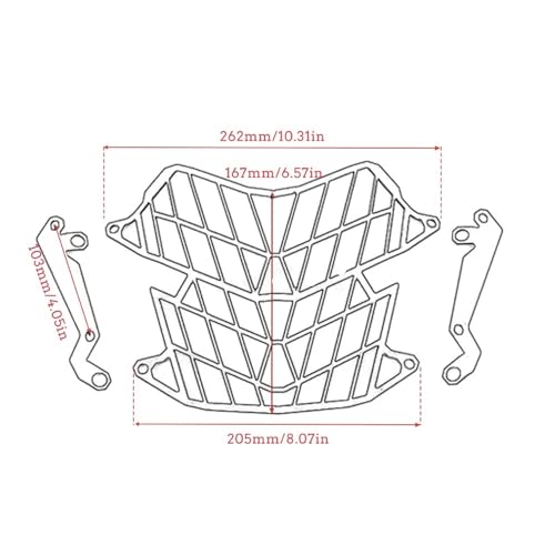 Protecteur phare Tenere 700 en acier robuste de finition supérieure - 6