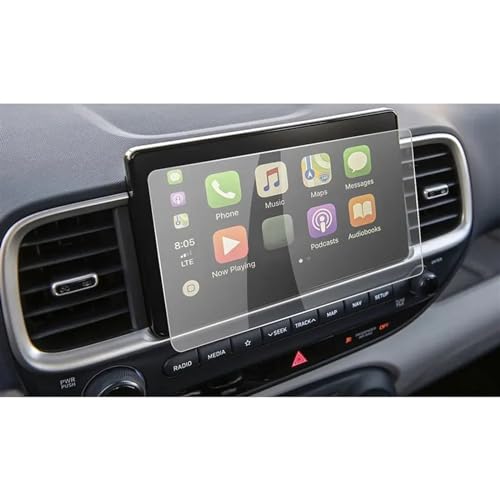 Láminas Protectoras de Pantalla para Hyundai Venue 2020, Protector de Pantalla para el Centro de navegación del Coche, película de Vidrio Templado para Interior de Coche, 208 x 126 mm
