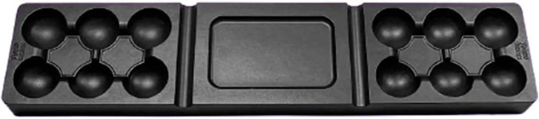 Turbo Dork Non-Stick Silicone Paint Palette, Large Black