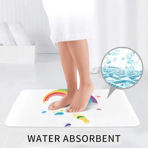 Tapis de bain absorbant WHJSSF et durable, lot de 3 - 7