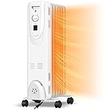 ARLIME Oil Filled Radiator Heater, Portable Radiator Heater with Thermostat, 1500W Oil-filled Space...