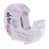 . Material: caucho Sharplace Cinta Adhesiva de Dobel Cara Pegatina para Lencería Ropa Vestido - 100 piezas, 1.5cm