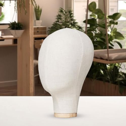 Présentoir de chapeaux et perruques modèle tête de mannequin 28cm sans socle - 4