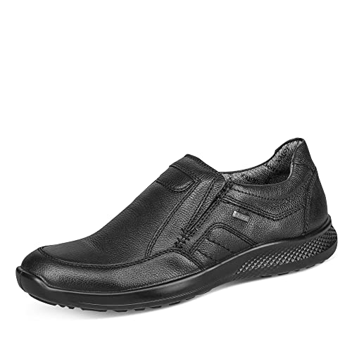 Jomos 322902-26-000 Noir : slipper confort en cuir pour homme
