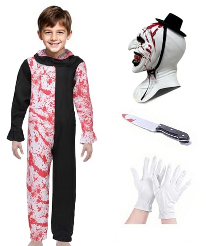 Disfraz completo Art The Clown para niños talla grande miniatura 1