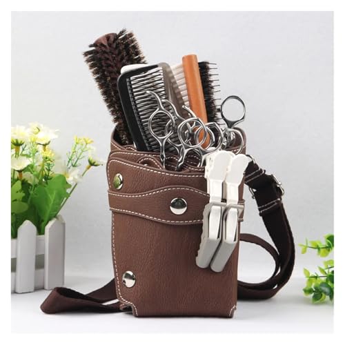 Étui en cuir pour ciseaux de coiffure protégeant vos outils de coupe - 2