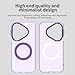 Pzwoxukhov Compatible with Huawei Pura 80 Case Cover,Compatible with Magsafe,Shockproof Magnetic Phone Case，Compatible with Huawei Pura 80 Case Purple