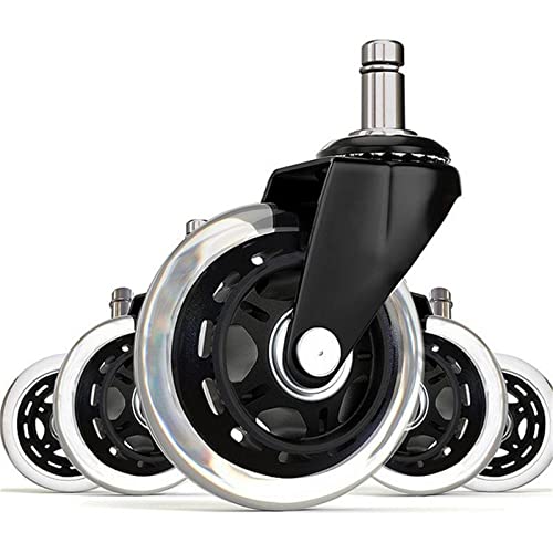 Roulette pivotante en caoutchouc robuste pour la quincaillerie de meuble