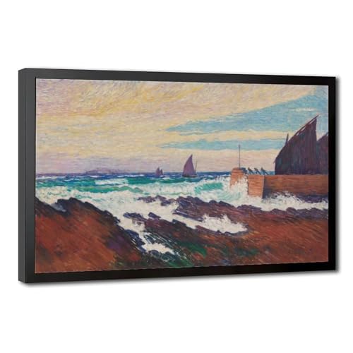 Impression sur Toile Rosehearty Pier pour une Décoration Murale de Salon Apaisante