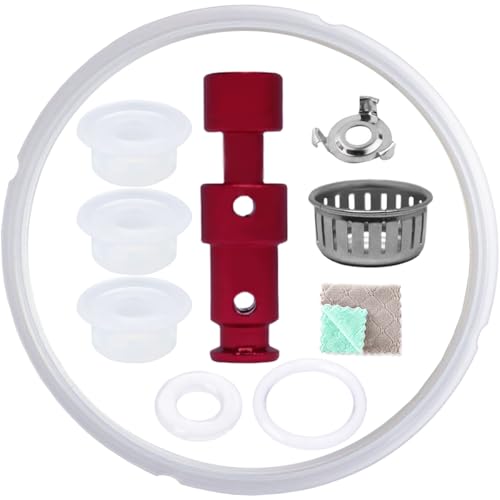 EATBALE Replacement Parts for Instant Pot Pro60 6 Qt/Pro Plus60 6Qt / Duo Evo Plus60 6 Qt Pressure Cookers Seal Ring Float Valve Float Valve Seal Gasket Anti-clogging Protective Cover Small Seals