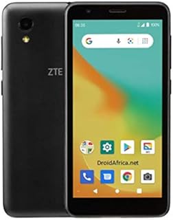 ZTE Blade A3 Lite 5.0" 18:9 Display, 8MP Camera Quad-Core Android 9.0 Go (LTE USA Latin Caribbean) 4G LTE GSM Unlocked Smartphone - International Version (Black, 32GB) (Renewed)