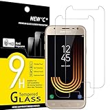NEW'C 2 Stück für Samsung Galaxy J5 2017 für Panzerglas, Frei von Kratzern, 9H Festigkeit, HD Bildschirmschutzfolie, 0.33mm Ultra-klar, Ultrawiderstandsfähig