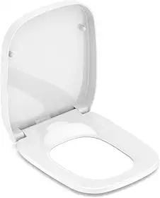 Assento Original Soft Close Polipropileno Debba Square Branco - Roca