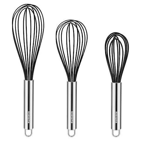NileHome Stainless Steel & Silicone Whisk Set Cover