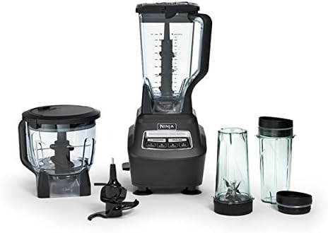 Ninja Mega Kitchen System (Blender, Processor, Nutri Ninja Cups) BL770 (Renewed)