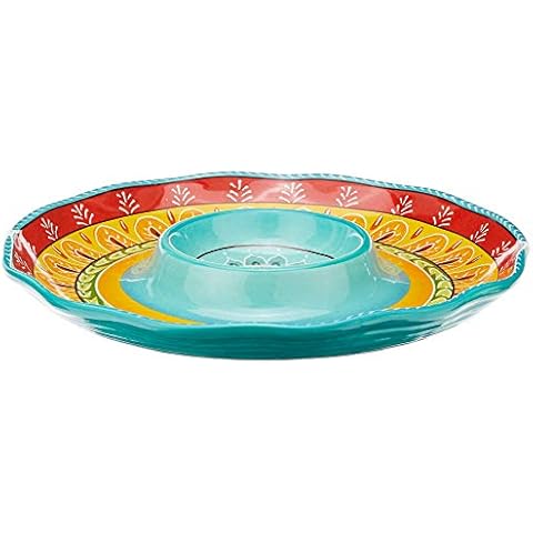 Certified International Valencia Chip & Dip Cover