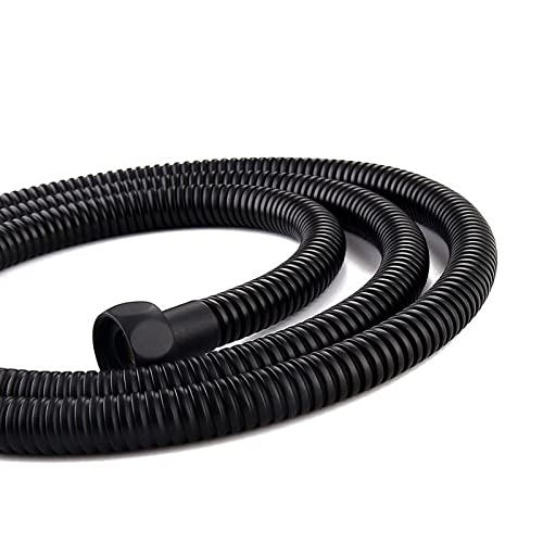 Tubo Doccia Tubo flessibile dell'acqua del bagno Acqua opaca del tubo della doccia nero opaco for il bagno 304 Acciaio inossidabile Acciaio inossidabile Doccia rubinetto rubinetto Acceessories 1.5m 2m