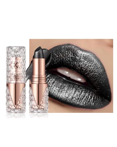 Brillo de labios brillante, brillo metálico brillante, barra de labios mate, larga duración, resistente al agua, no pegajosa, bálsamo de labios tintado, pigmento de alto brillo, brillo de labios