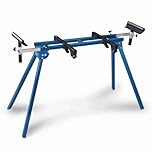Scheppach UMF1550 Universal Mitre Saw Stand | Foldable, Portable & Compact Saw Base | 150kg Load | 1.95m Arm | Fits 95% of Evolution, Makita, DeWalt, Bosch, Ryobi, Einhell Power Tools