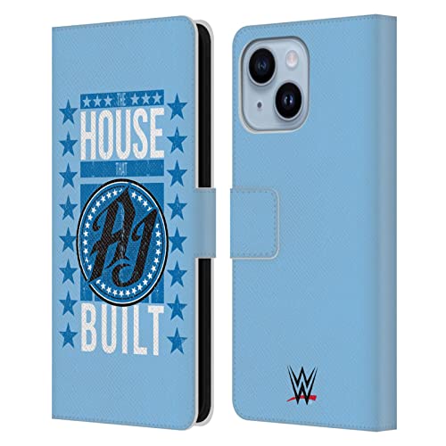 Housse cuir WWE AJ Styles iPhone 14 Plus finitions premium
