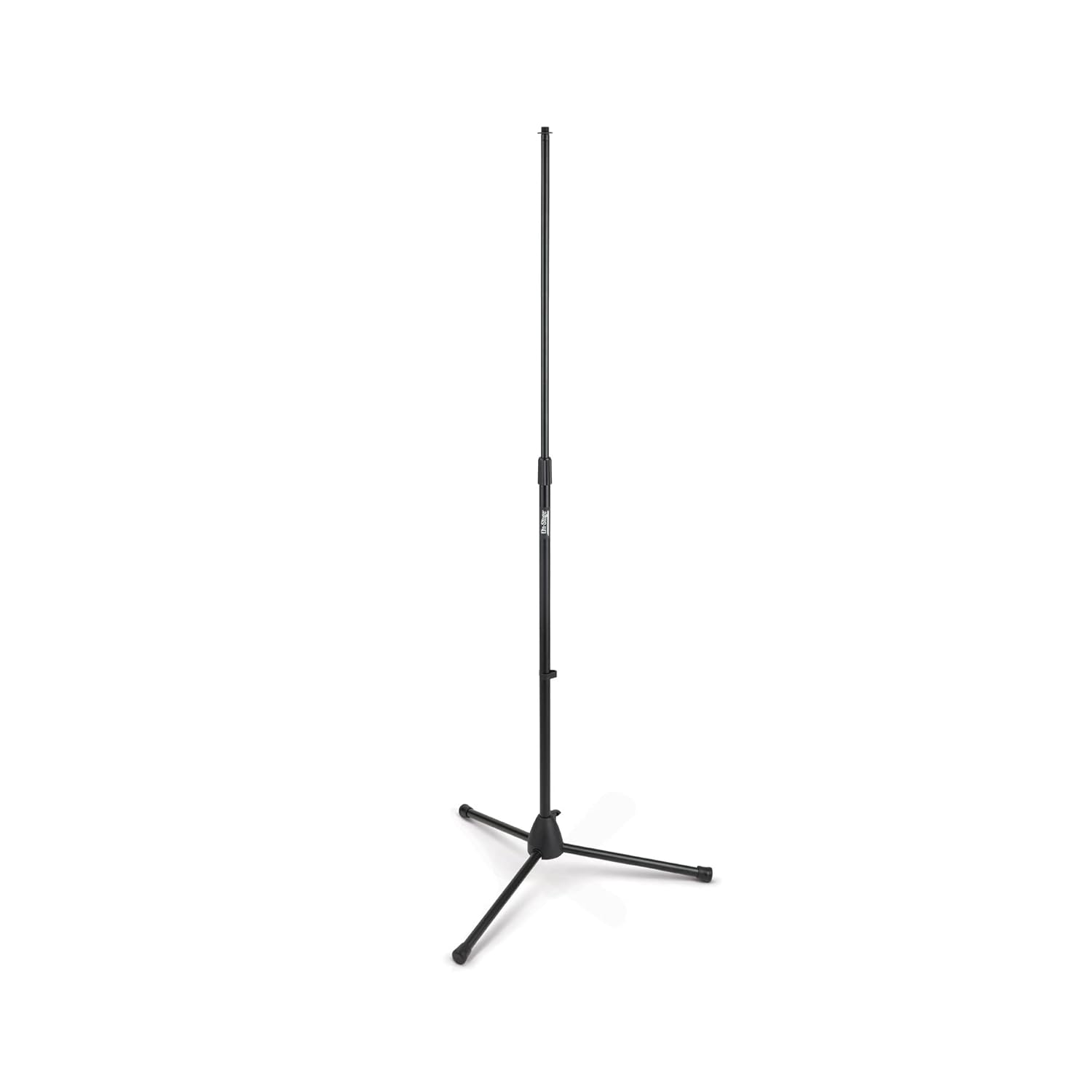 On-Stage MS7700B Tripod-Base Mic Stand Setup for Vocal and Instrument Microphones Adjustable Height 5 8 -27 Threading Portable