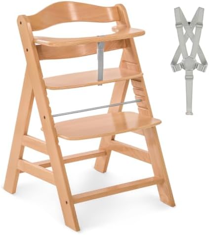 hauck Alpha Plus Trona Evolutiva Madera de Haya Certificada FSC® | Sillas Tronas...