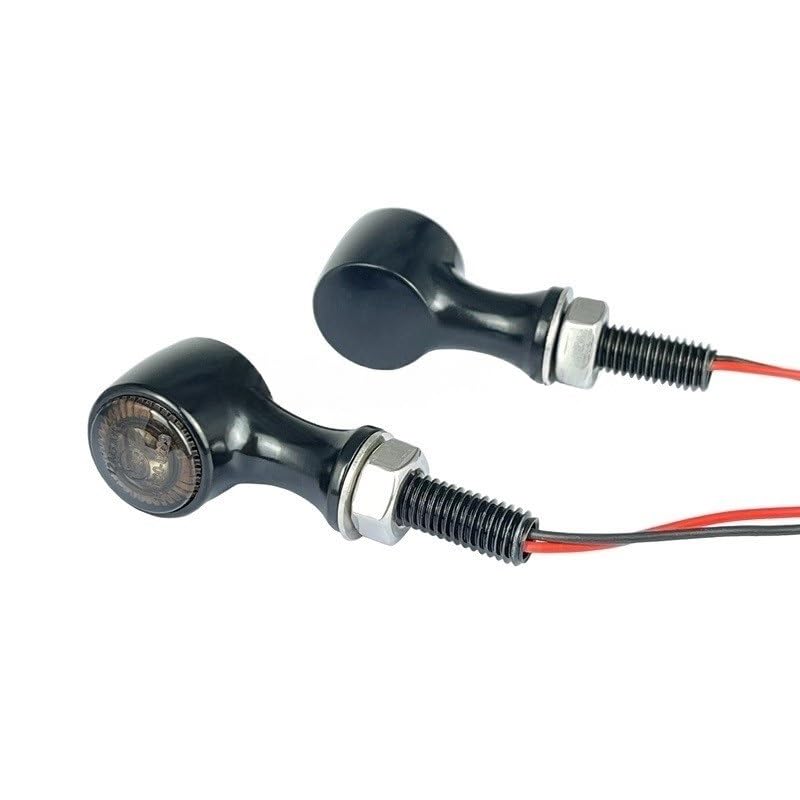 Clignotants de moto 8mm LED 3 en 1 avec feu de signalisation arrière et stop