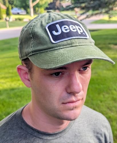 Image of Jeep Dad Hat - Low Profile Adjustable Baseball Cap with Embroidered Patch