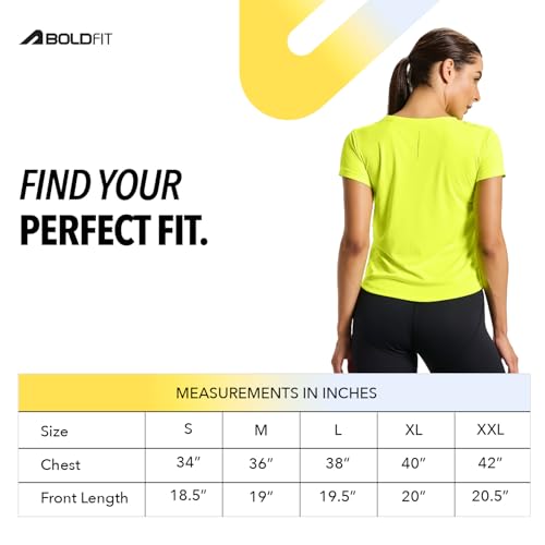 Image of Boldfit Tshirt for Woman Relaxed Fit Gym Tshirt for Women Workout Lightweight T Shirt for Woman Breathable Women T Shirt Round Neck T Shirts for Training, Running, Gym, Yoga, Badminton, Pickleball