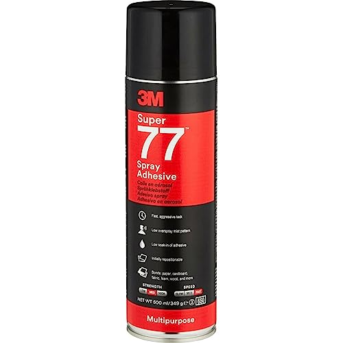 {Spray Pegamento Tela 3M Spray Pegamento 3M Super Spray Adhesivo Multiusos, 500 ml, 1 unidad