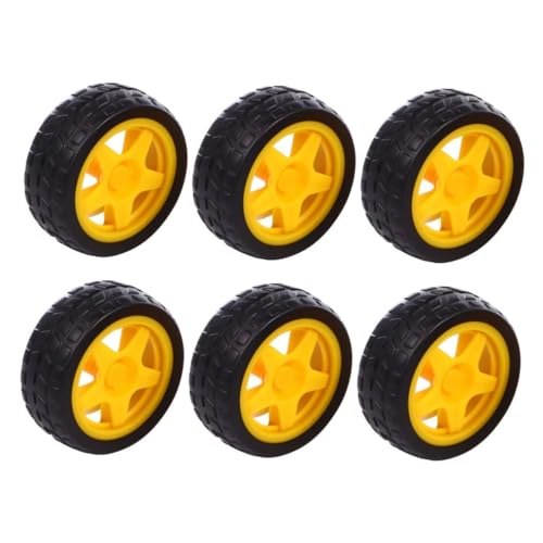 BESPORTBLE 6Piezas Goma de Juguete de Accesorios de Robot Inteligentes y Teledirigidos