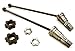 Integy RC Model C27070GREY Universal Drive Shafts w/Stub Axles (2) for Traxxas X-Maxx 4X4