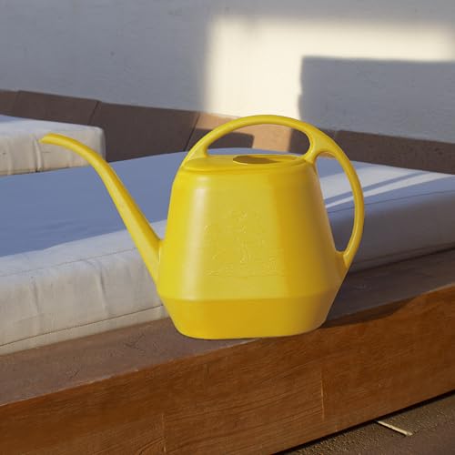Image of Bloem Watering Can Aqua Rite 1.1 Gallon (144 Fl Oz) Earthy Yellow