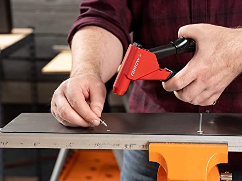 Arrow RT200M Headless One-Handed Rivet Tool, Manual Riveter for Metal, Fabric, Leather, and Auto Repair, Uses 1/8-Inch, 3/16-Inch, 5/16-Inch Rivets by Arrow Fastener - Used condition - Image 6