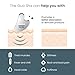 Wonderskin Liquid Gym Gua Sha Face Sculpting Tool, Facial Roller to Reduce Tension, Puffiness & Wrinkles, Skin Care Tool and Jawline Sculptor, Stainless Steel Facial Massager