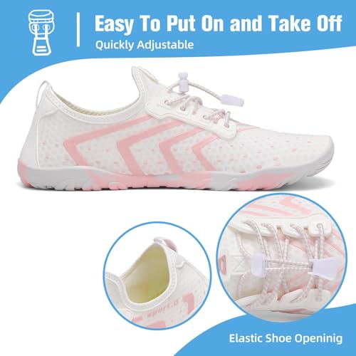 Image of Mishansha Water Shoes for Women Men, Quick-Dry Barefoot Swim Shoes with Drainage Holes, Lightweight Aqua Shoe for Beach Pool River Boating Yoga Walking
