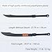 High Strength Polypropylene Martial Arts Training Sword Unbreakable PP Plastic with Leather Sheath, Dragon Hilt Design，Black Practice Katana Sword for Role-Playing and Stage Performance