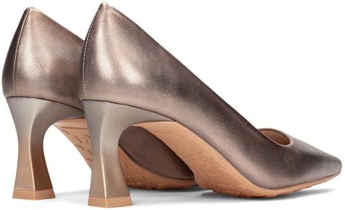 Salons HISPANITAS Giorgia en cuir argent métallique 35 EU, l'art du soulier féminin