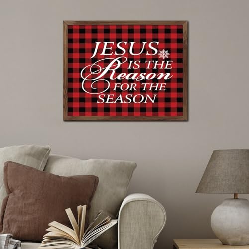 Jésus est la raison de la saison panneau de décoration murale