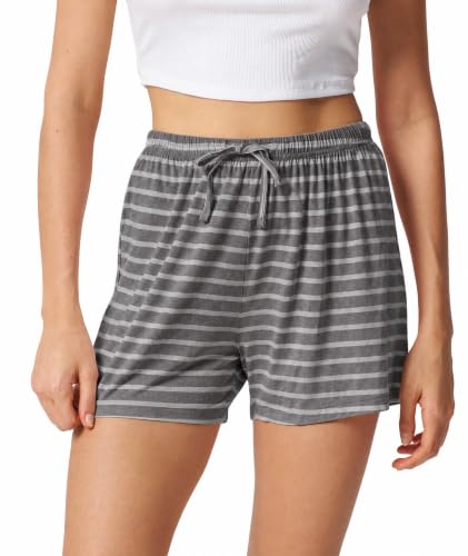 Image of GYS Women's Bamboo Viscose Cooling High Waisted Pajama Shorts