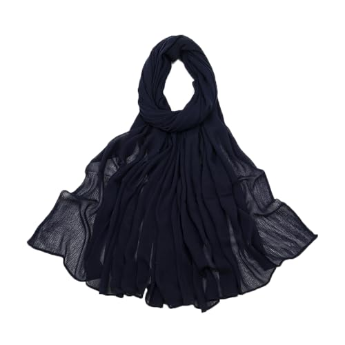 Yeieeo Women's Cotton Scarves with Breathable Lightweight Fabric Fashion Solid Scarf Wrap Shawl