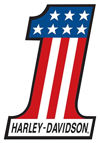 Harley-Davidson Patriotic Number One (1) Tin Metal Sign 12 x 18 Inch 2010191